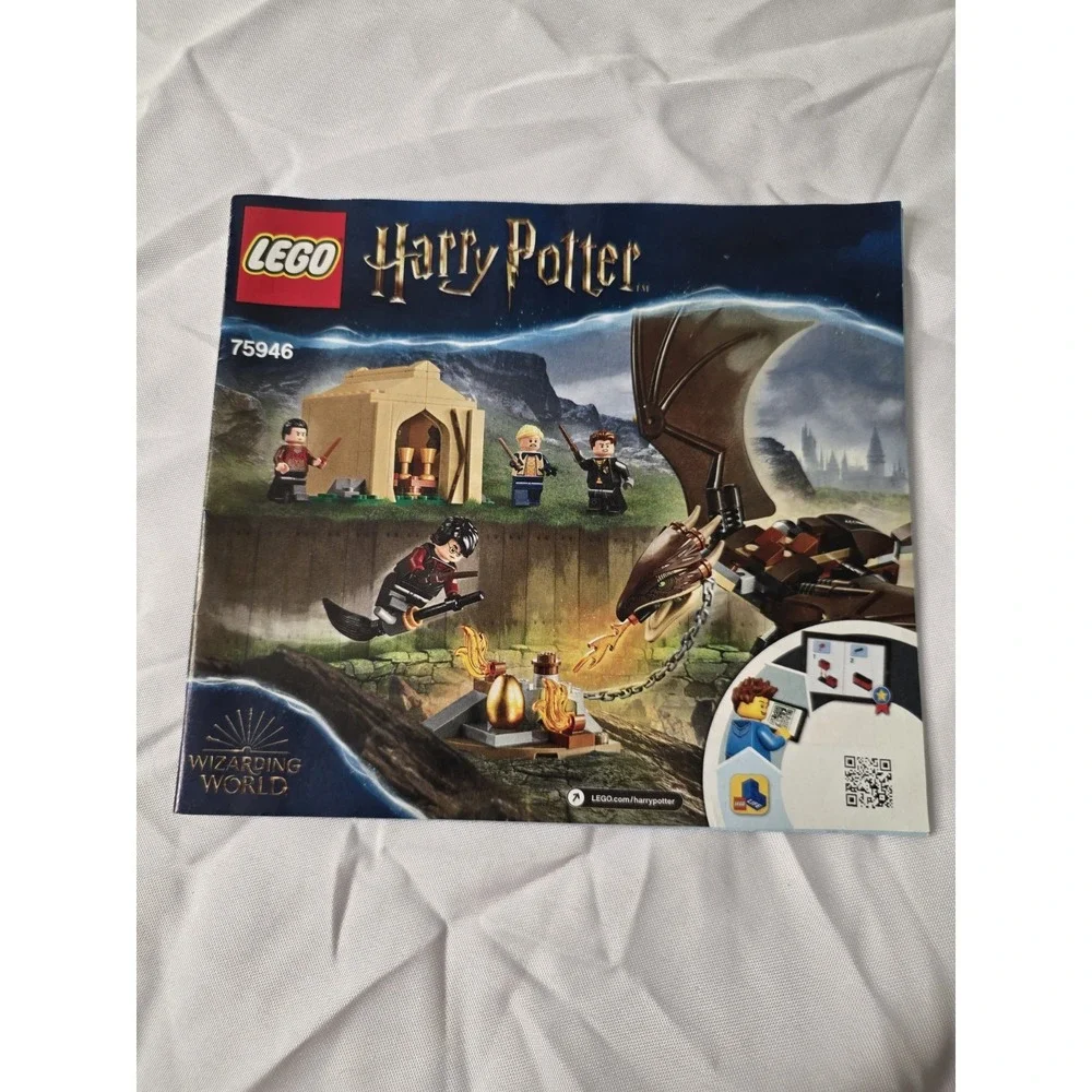 LEGO Harry Potter 75946 Hungarian Horntail Triwizard Manual Only No Bricks Box